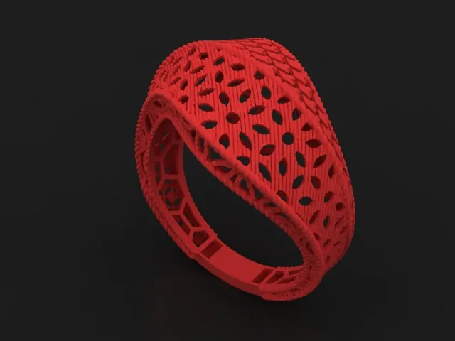 Cut Khor Aineh Fyvzhn Ring R-T-21 3D Model
