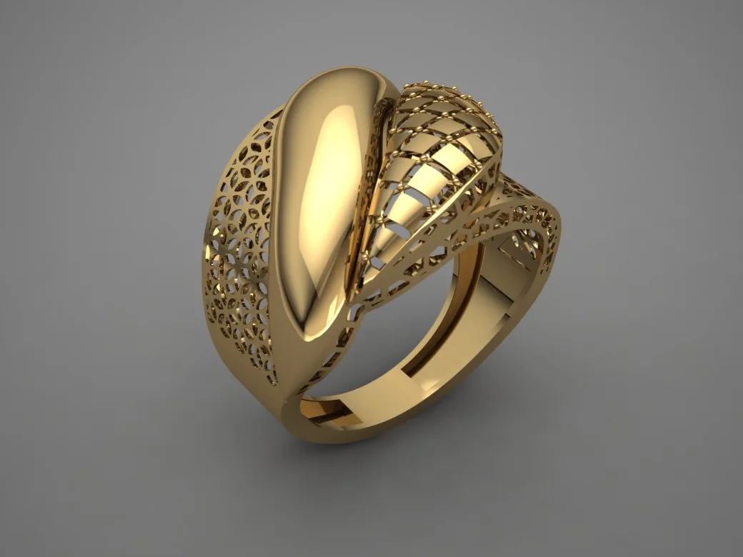 Fyvzhn Ring Code 003 3D Model