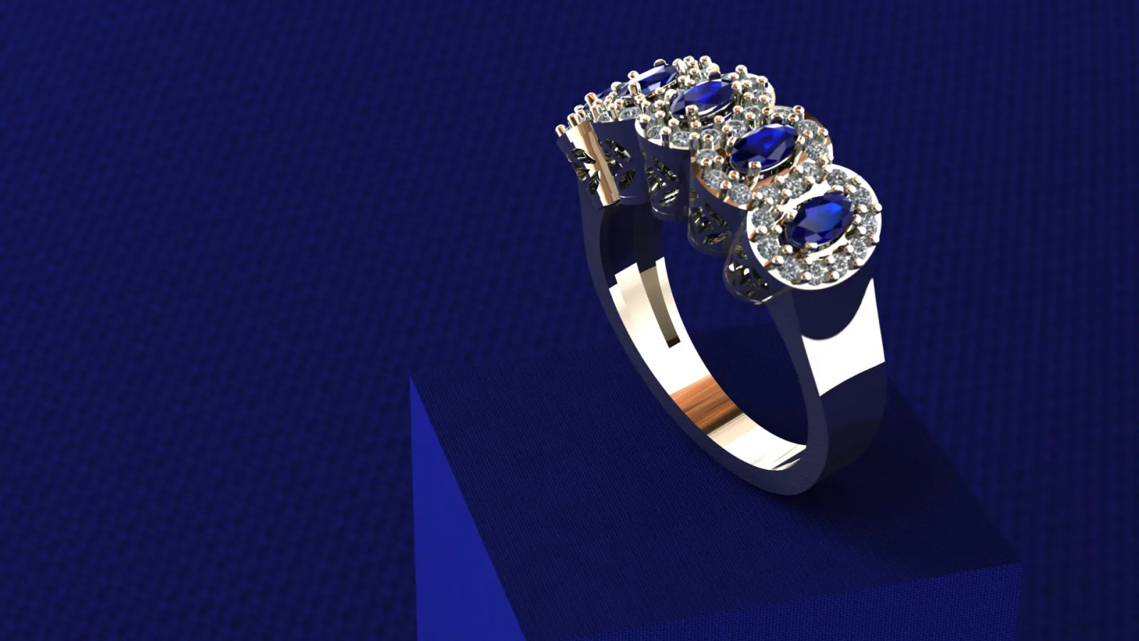 Ring Jewelry Code 002 3D Model — image 3
