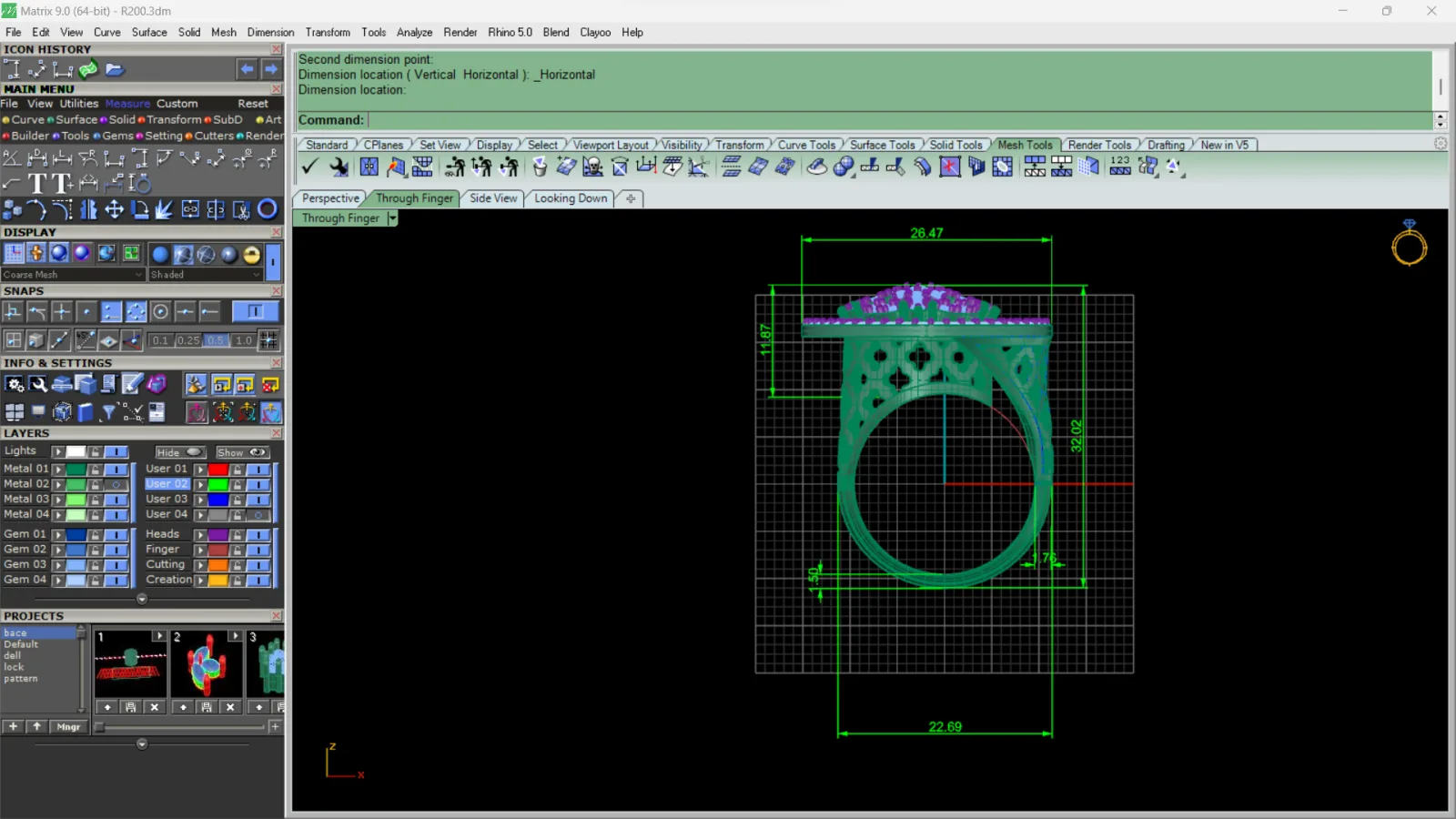 Ring Code R200 3D Model — image 4