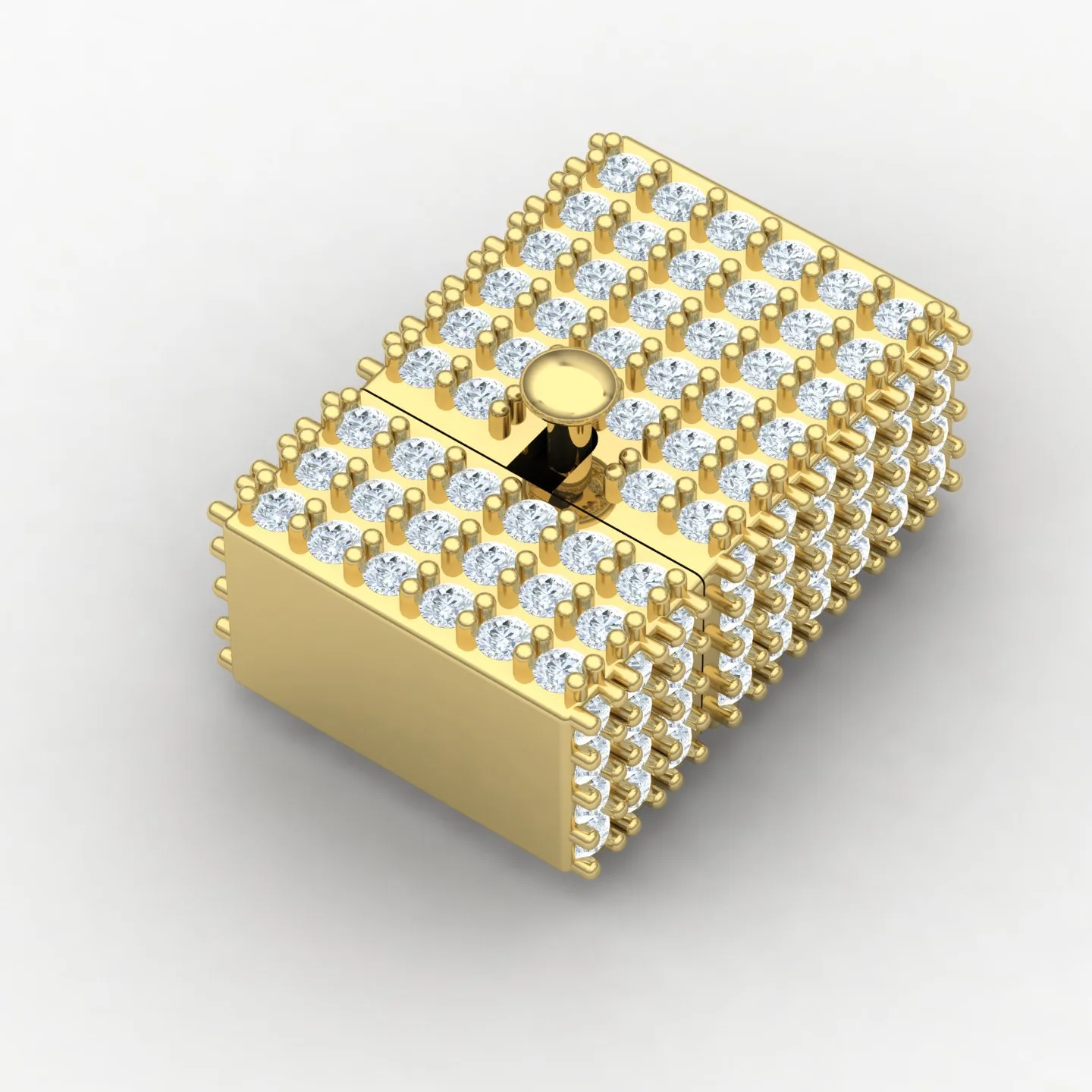 Jabeh Ai Clasp Code 02 3D Model — image 2