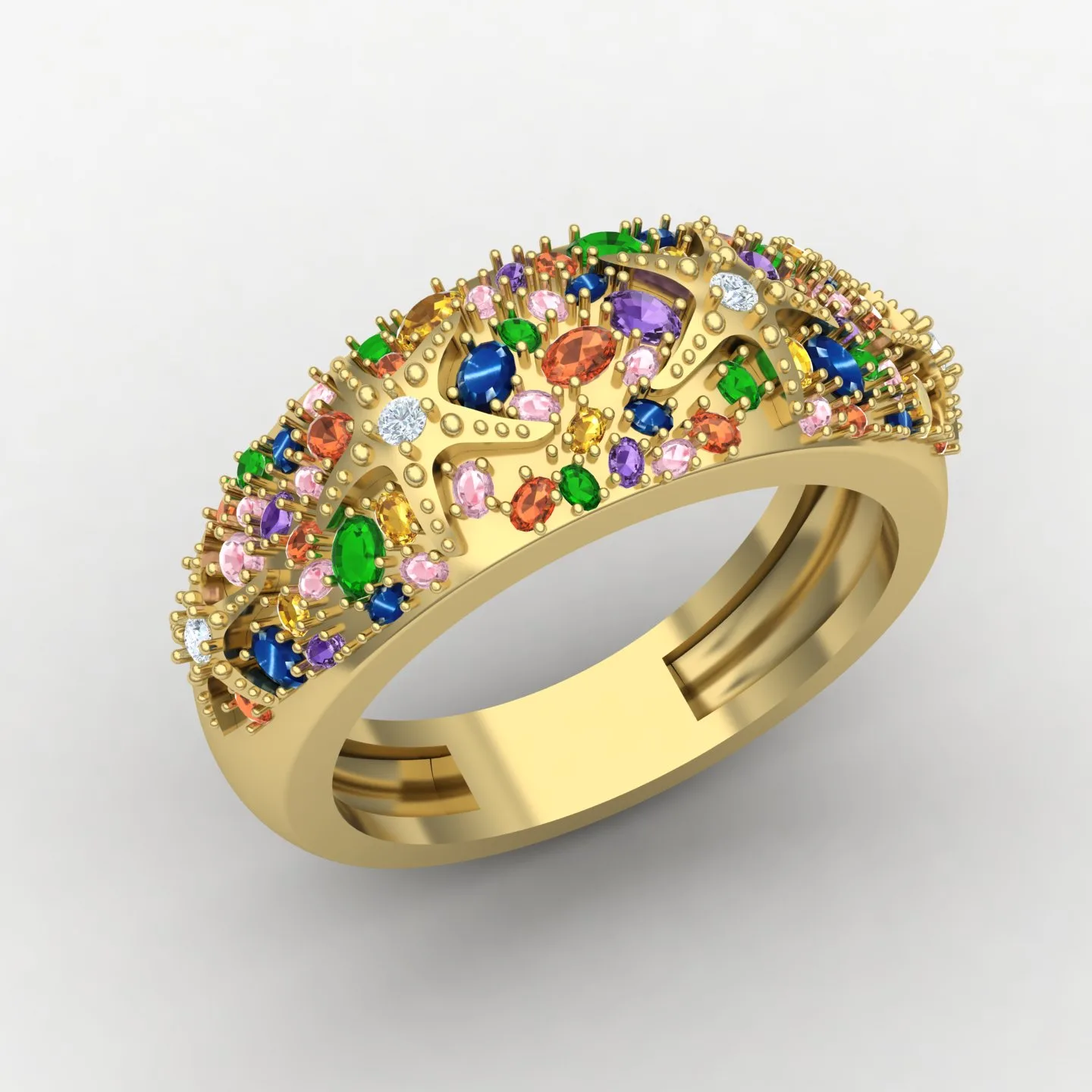Star Daryayi Ring Code 01 3D Model — image 19