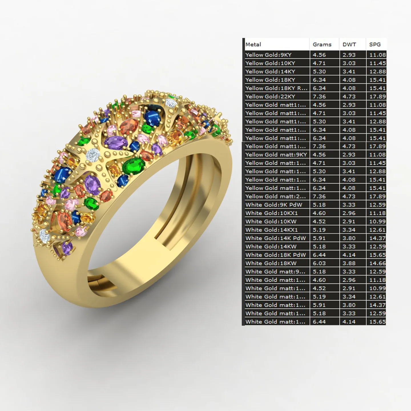 Star Daryayi Ring Code 01 3D Model — image 2