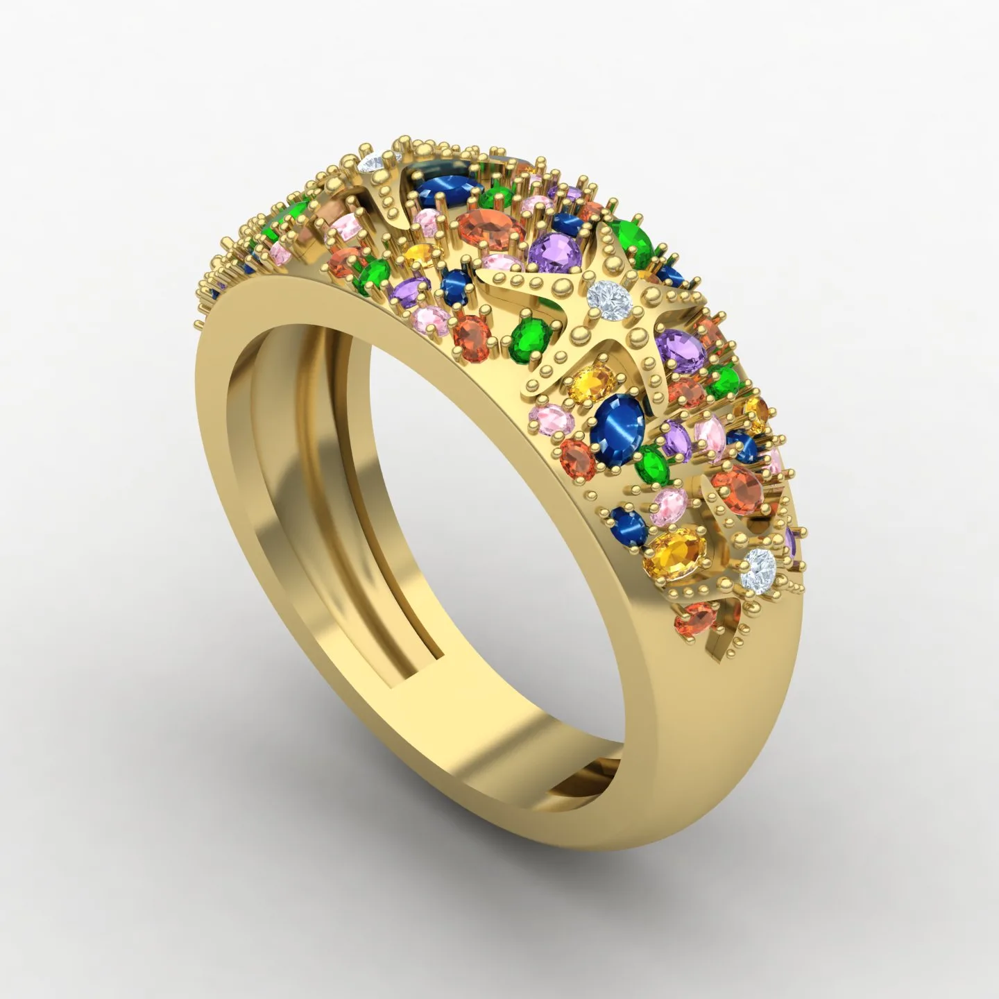 Star Daryayi Ring Code 01 3D Model — image 18