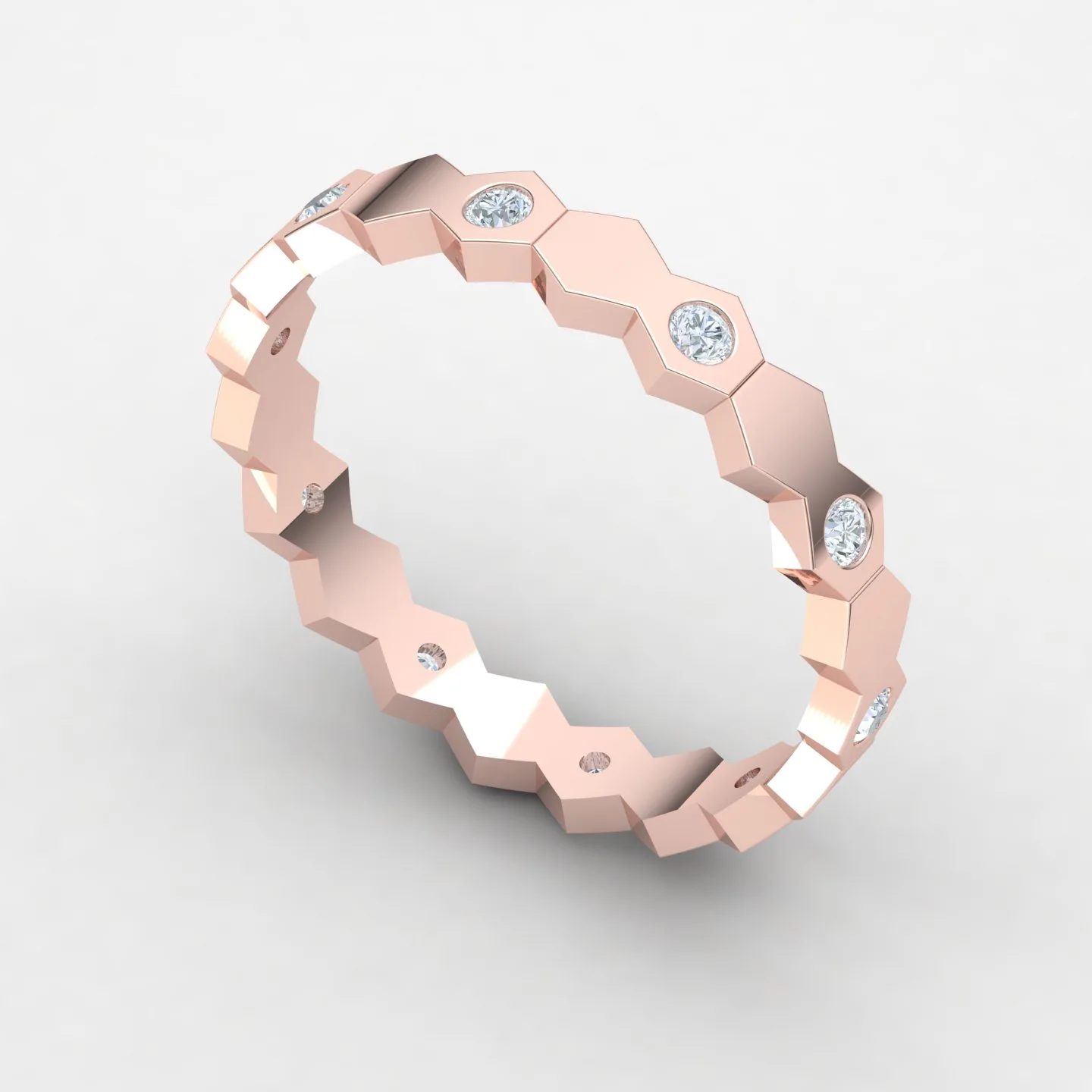 Zali Ring 6 Code 01 3D Model