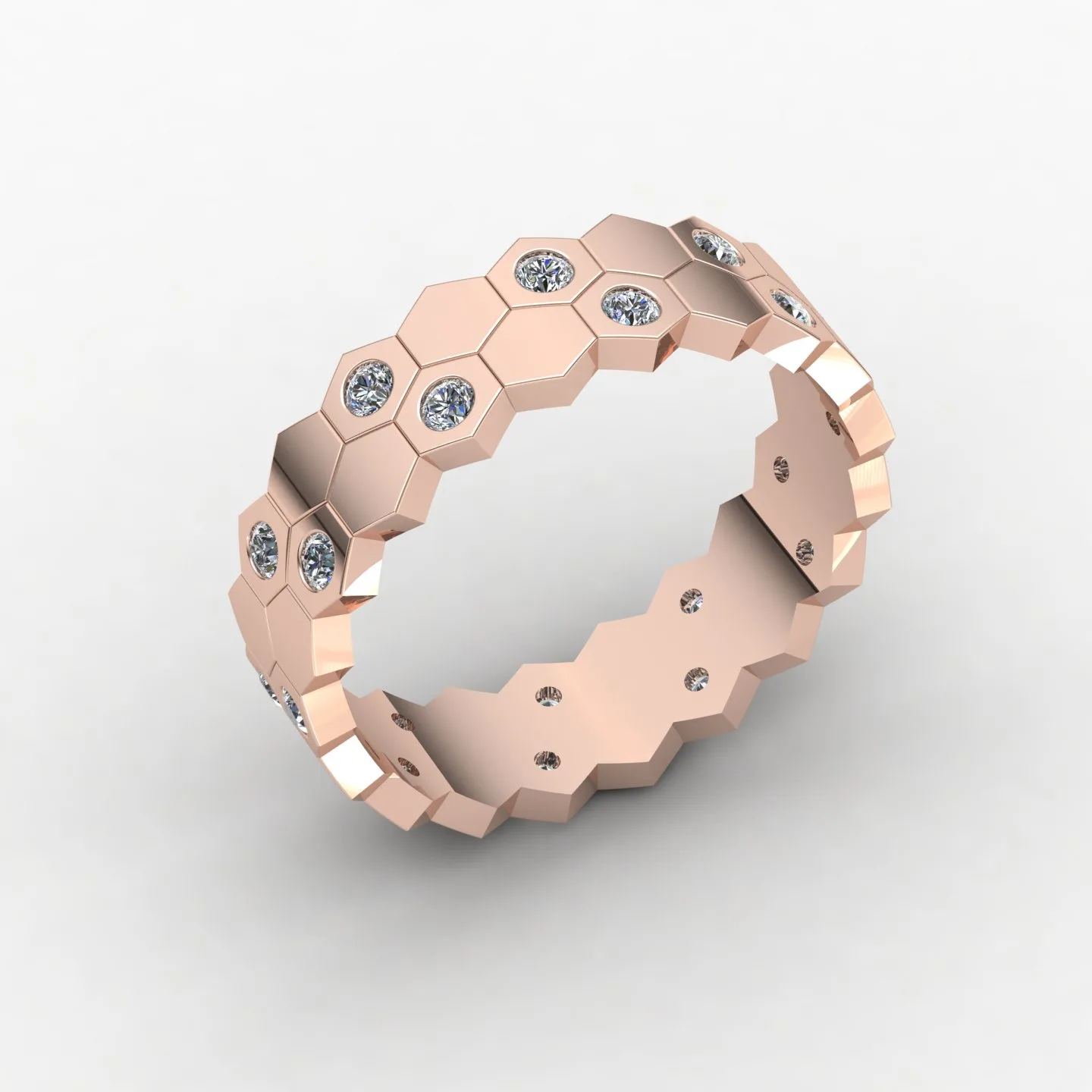 Zali Ring 6 Code 02 3D Model