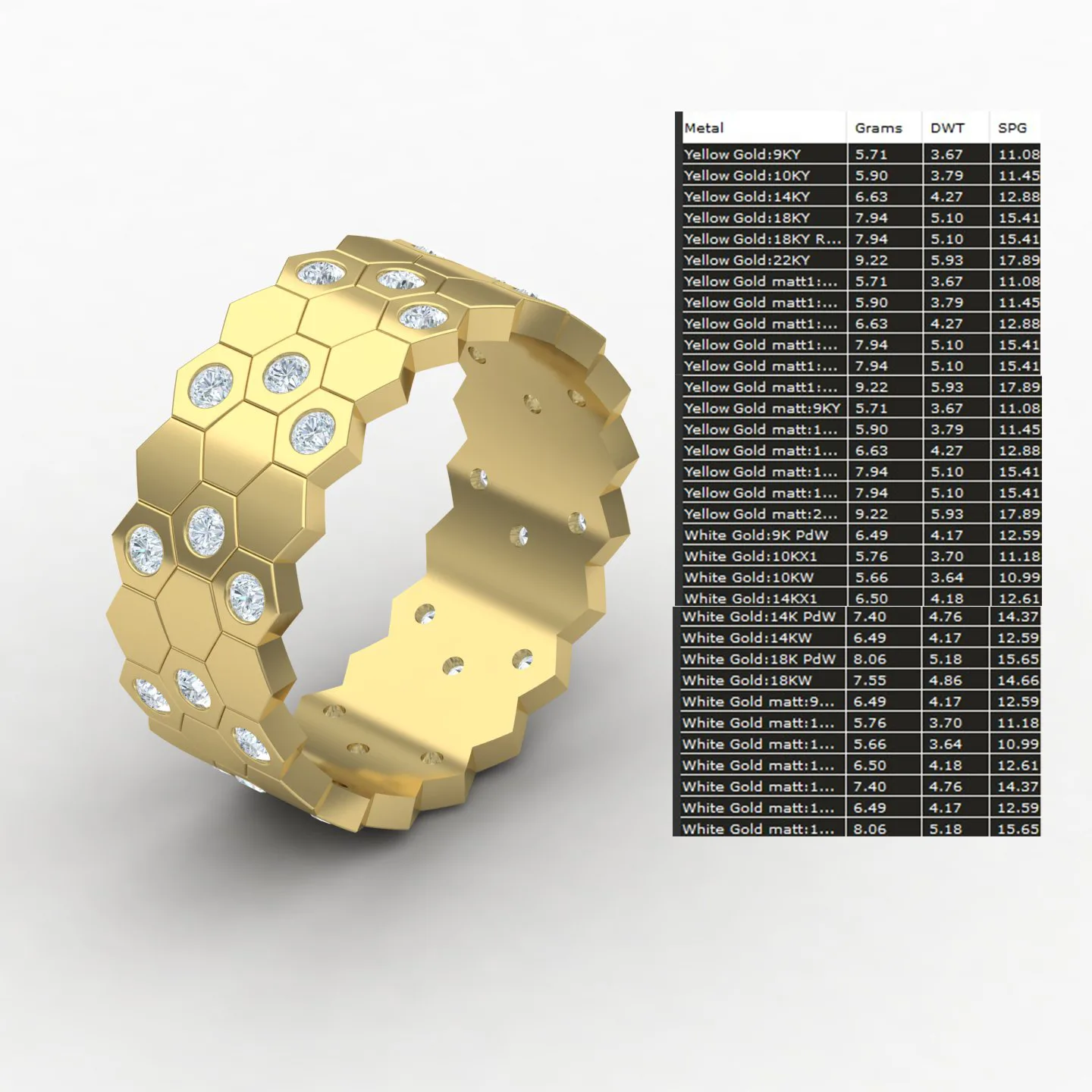 Zali Ring 6 Code 03 3D Model — image 12