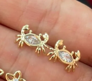 Stone Khor Kharchng Earrings 3D Model — image 2