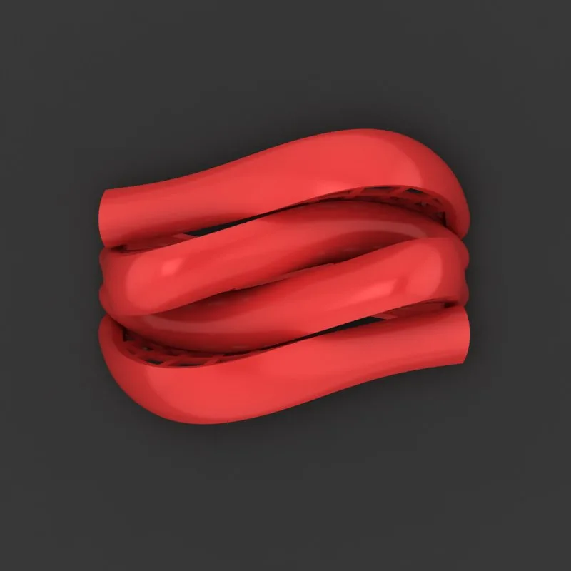 Cut Khor Aineh Fyvzhn Ring R-T-32 3D Model — image 2
