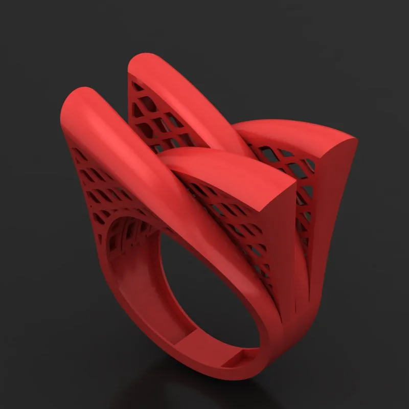 Cut Khor Aineh Fyvzhn Ring R-T-38 3D Model
