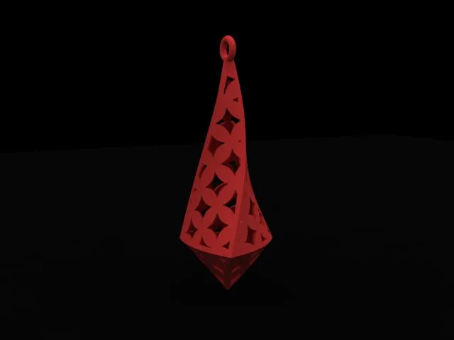 Earrings E-T-H-01 3D Model