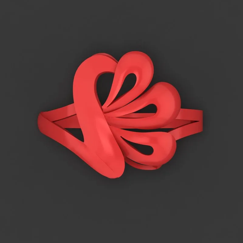 Cut Khor Aineh Fyvzhn Ring R-T-46 3D Model — image 2