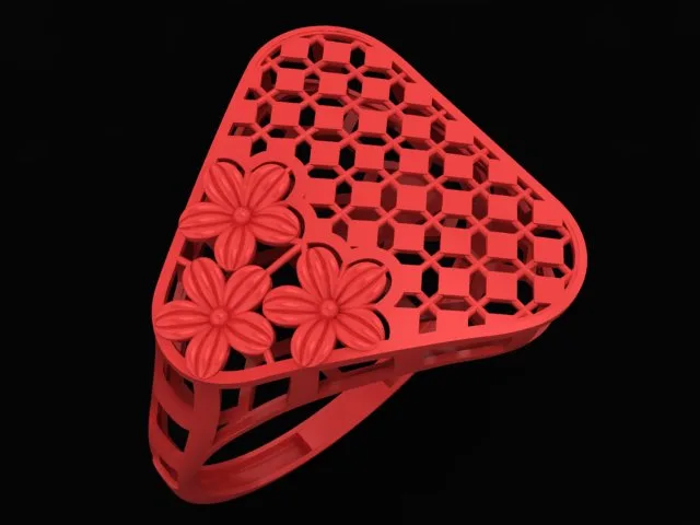 Cut Khor Aineh Fyvzhn Ring R-T-51 3D Model