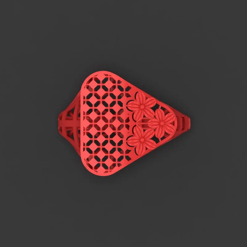 Cut Khor Aineh Fyvzhn Ring R-T-51 3D Model — image 2