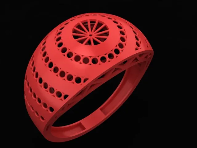 Cut Khor Aineh Fyvzhn Ring R-T-57 3D Model