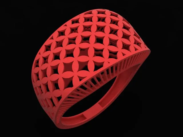 Cut Khor Aineh Fyvzhn Ring R-T-64 3D Model