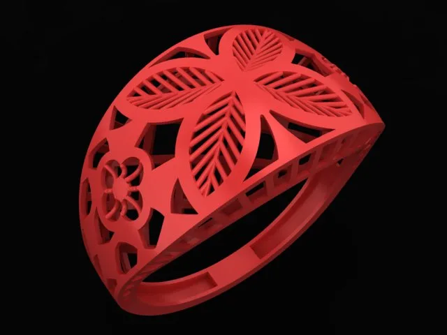 Cut Khor Aineh Fyvzhn Ring R-T-66 3D Model