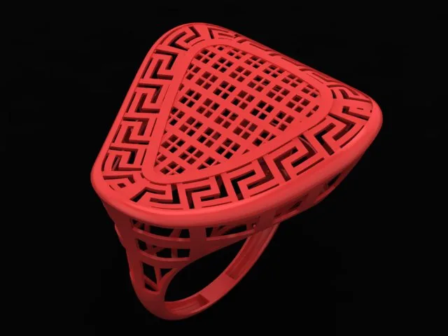 Cut Khor Aineh Fyvzhn Ring R-T-69 3D Model
