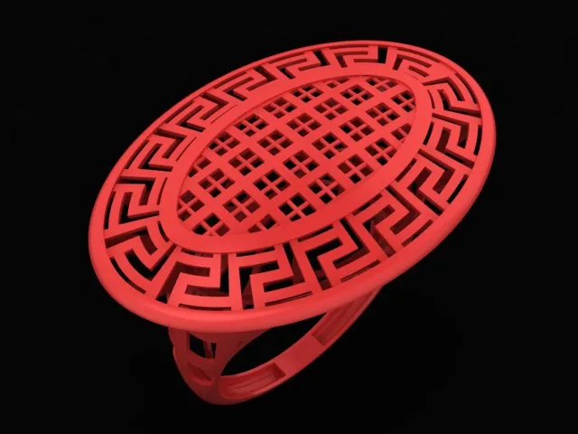 Cut Khor Aineh Fyvzhn Ring R-T-74 3D Model