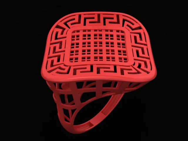 Cut Khor Aineh Fyvzhn Ring R-T-75 3D Model