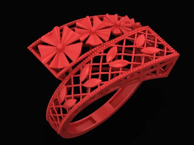 Cut Khor Aineh Fyvzhn Ring R-T-80 3D Model