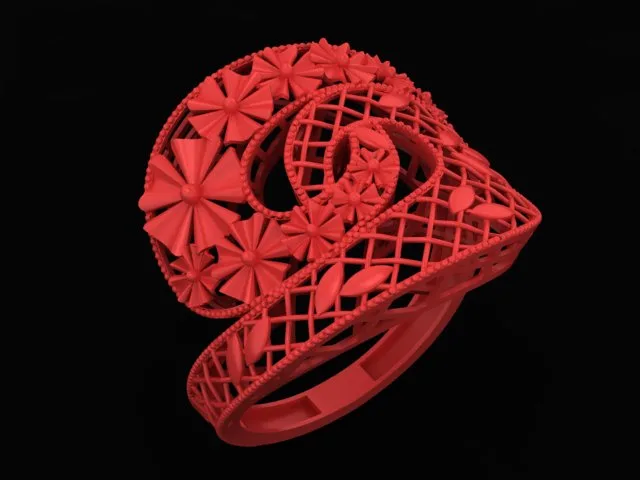 Cut Khor Aineh Fyvzhn Ring R-T-81 3D Model