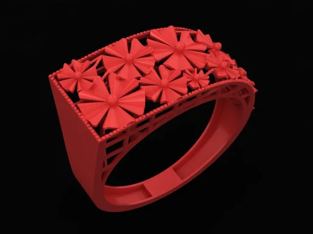 Cut Khor Aineh Fyvzhn Ring R-T-82 3D Model