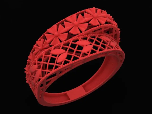 Cut Khor Aineh Fyvzhn Ring R-T-83 3D Model