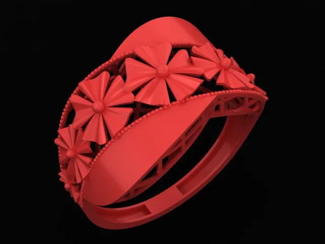 Cut Khor Aineh Fyvzhn Ring R-T-85 3D Model