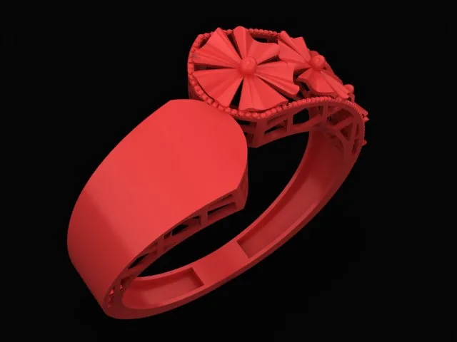 Cut Khor Aineh Fyvzhn Ring R-T-90 3D Model