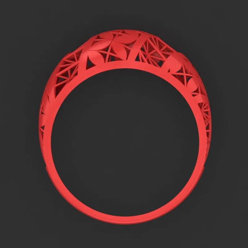 Cut Khor Aineh Fyvzhn Ring R-T-91 3D Model — image 3