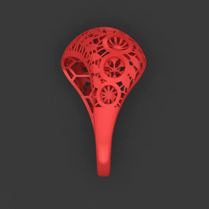 Cut Khor Aineh Fyvzhn Ring R-T-95 3D Model — image 4