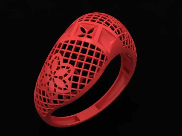 Cut Khor Aineh Fyvzhn Ring R-T-97 3D Model