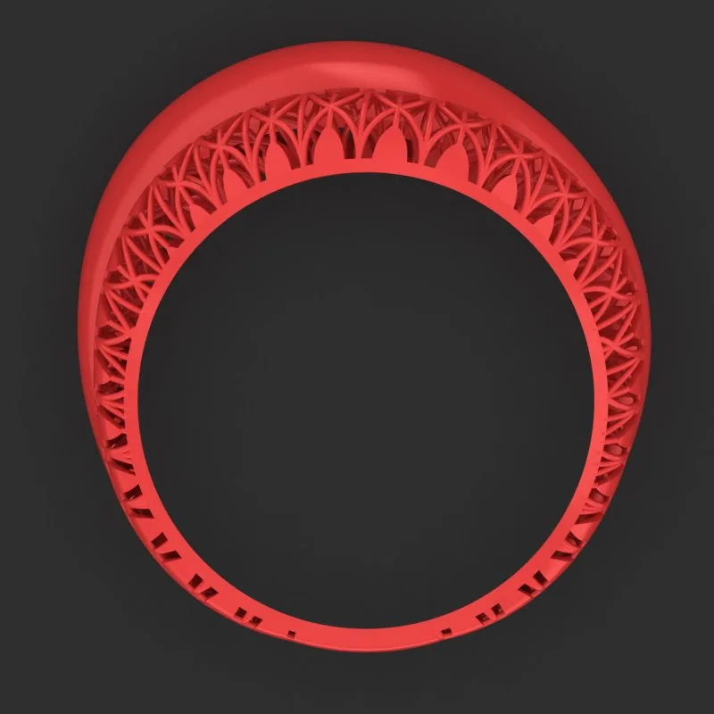 Cut Khor Aineh Fyvzhn Ring R-T-102 3D Model — image 3
