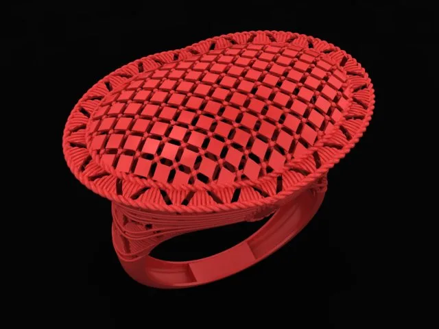 Cut Khor Aineh Fyvzhn Ring R-T-107 3D Model