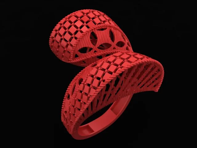 Cut Khor Aineh Fyvzhn Ring R-T-113 3D Model