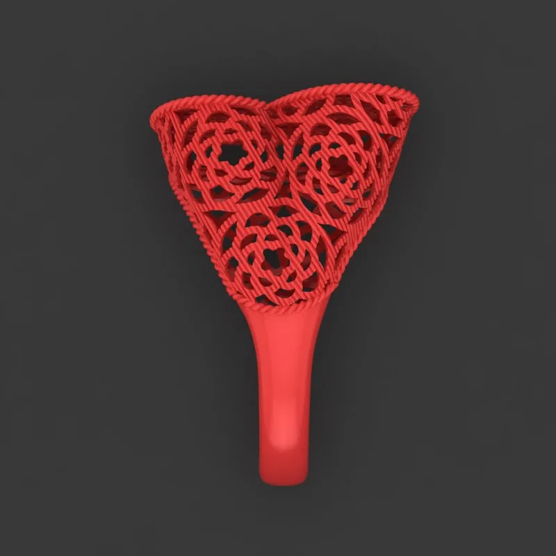 Cut Khor Aineh Fyvzhn Ring R-T-114 3D Model — image 4