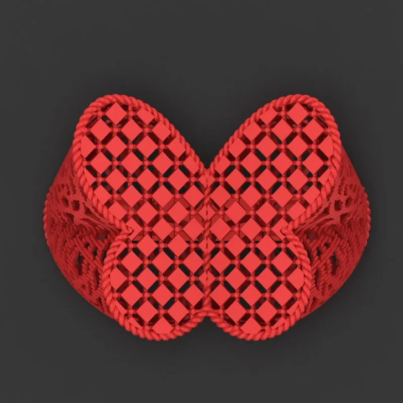 Cut Khor Aineh Fyvzhn Ring R-T-114 3D Model — image 2