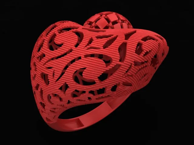 Cut Khor Aineh Fyvzhn Ring R-T-115 3D Model