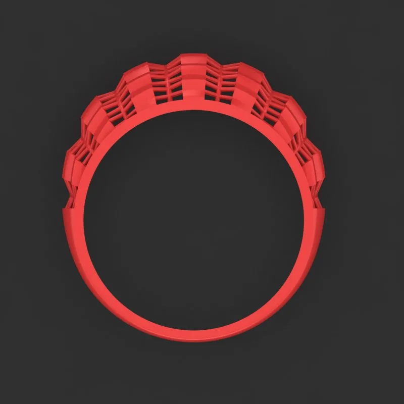 Cut Khor Aineh Fyvzhn Ring R-T-119 3D Model — image 3