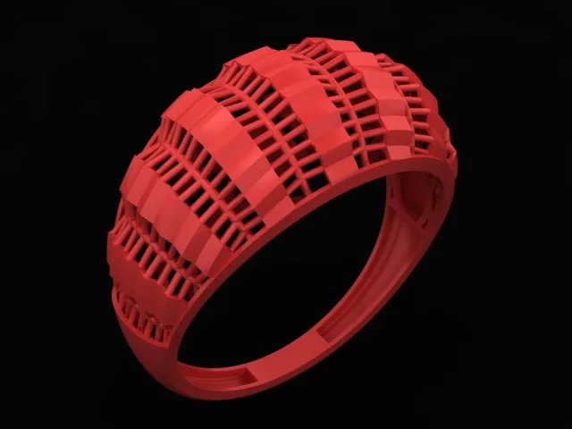 Cut Khor Aineh Fyvzhn Ring R-T-119 3D Model