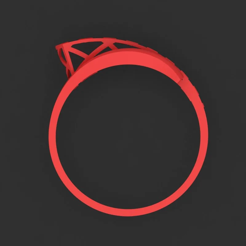 Cut Khor Aineh Fyvzhn Ring R-T-123 3D Model — image 3