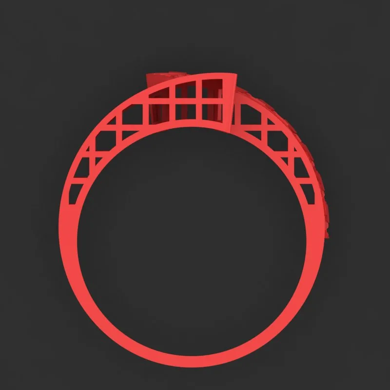 Cut Khor Aineh Fyvzhn Ring R-T-125 3D Model — image 3