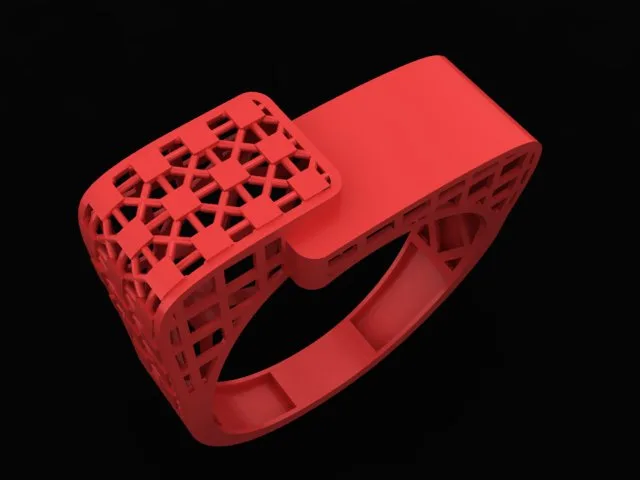 Cut Khor Aineh Fyvzhn Ring R-T-126 3D Model