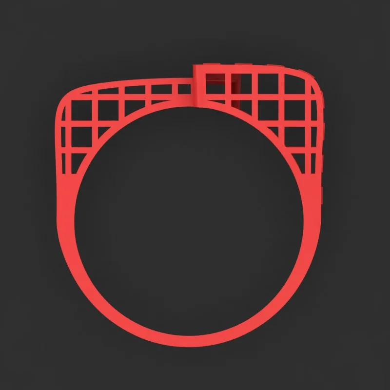 Cut Khor Aineh Fyvzhn Ring R-T-126 3D Model — image 3