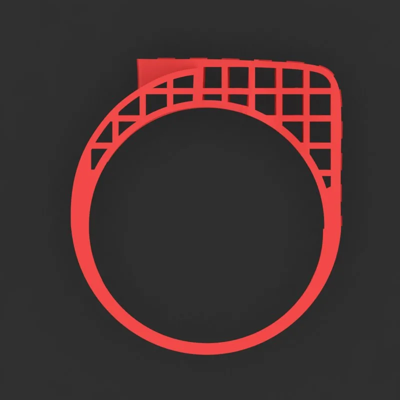 Cut Khor Aineh Fyvzhn Ring R-T-127 3D Model — image 3