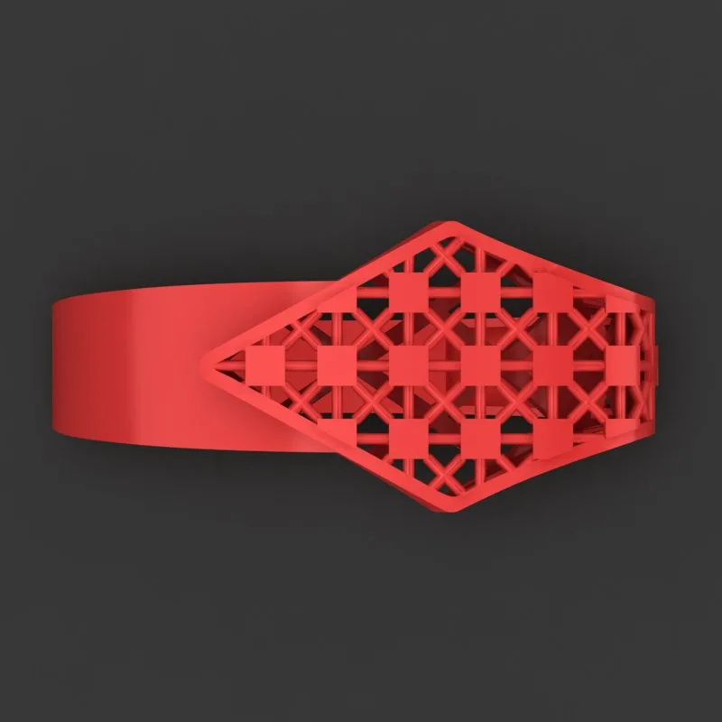 Cut Khor Aineh Fyvzhn Ring R-T-127 3D Model — image 2