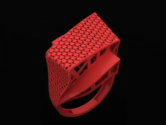 Cut Khor Aineh Fyvzhn Ring R-T-130 3D Model