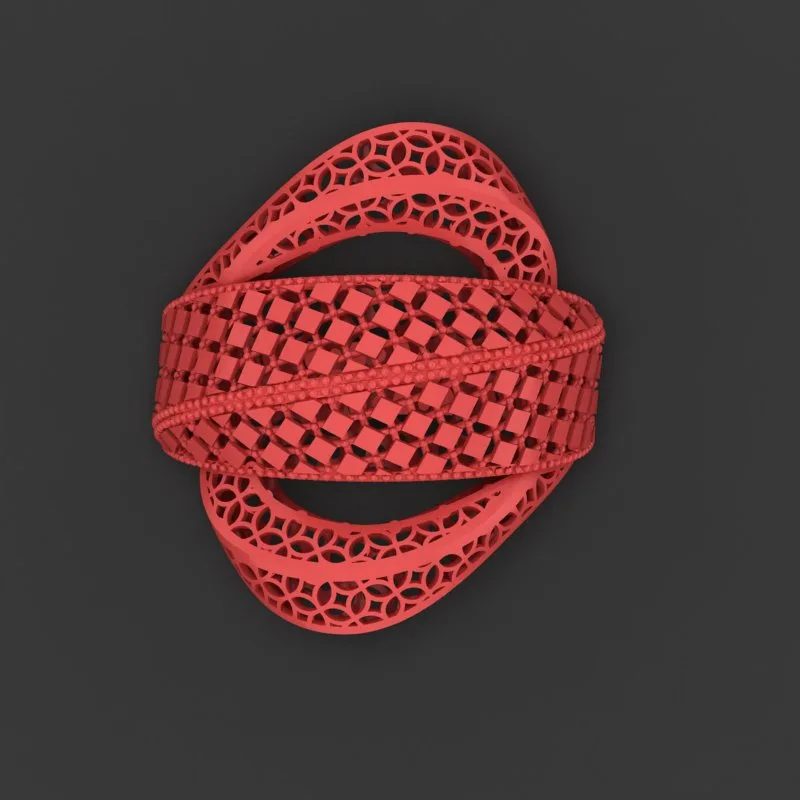 Cut Khor Aineh Fyvzhn Ring R-T-133 3D Model — image 2