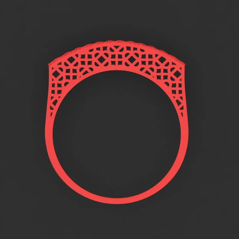 Cut Khor Aineh Fyvzhn Ring R-T-135 3D Model — image 3